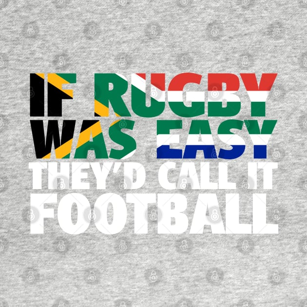 South African Rugby Joke With Flag Colors by BraaiNinja